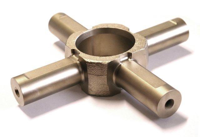Cardan joint cross coated with NIPLATE® 600 to increase resistance to fretting wear